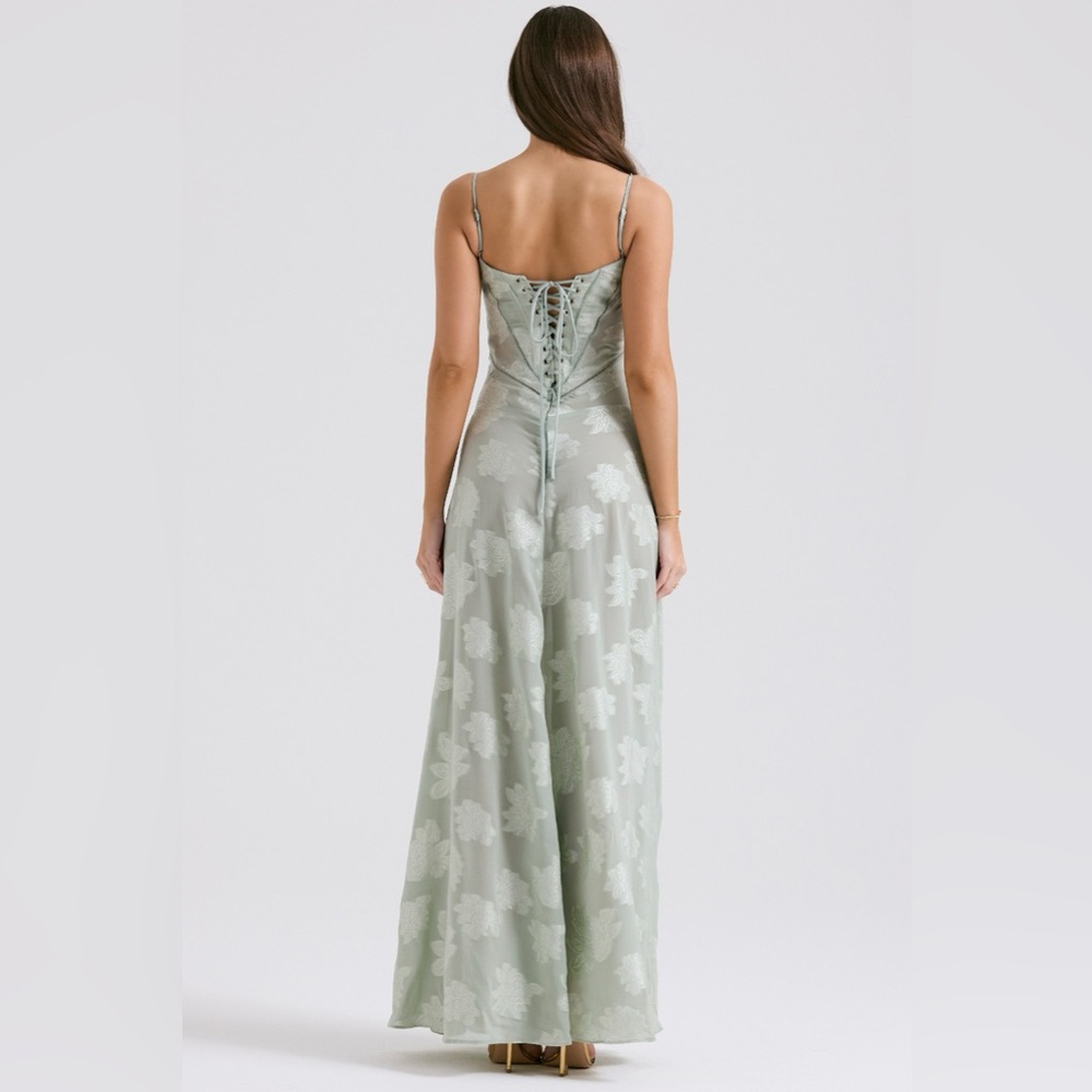 House of CB Seren Dress - Pistachio - Picture 2 of 3